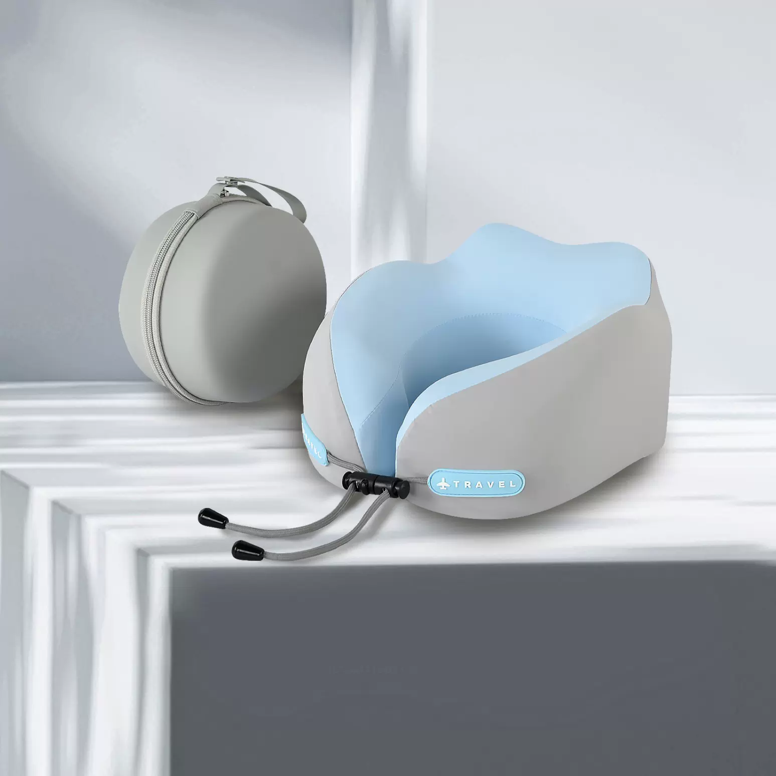 头颈颈椎脖枕飞机便携型枕旅行枕头护颈枕靠枕枕记忆棉睡觉形枕