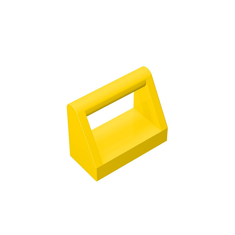[50g] Moc Building Block Parts 2432 Accessories 1X2 Top Plate with Handle Compatible with Lego Small Particle Inserts
