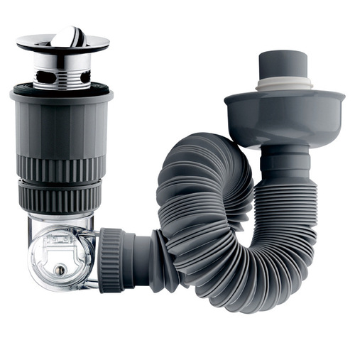 Washbasin, anti-odor drainer, table basin, hand basin, horizontal row, space-saving drain pipe set, wall drain pipe accessories