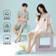 [Anti-bacterial and anti-mite] Summer Cotton Couple Pajamas Women's 2025 New Thin Short-sleeved Men's Home Clothes suit