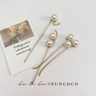Elegant meatball head plate hair clasp headdress women's simple fashion retro hair clasp hair accessories go out all-match hair pin