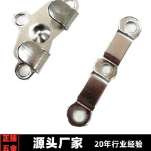 银色铜材质双裤钩 钩子 过检针女裤裤勾