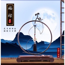 福禄新中式创意玄关软装饰品 禅意家居客厅酒柜酒店工艺品摆件