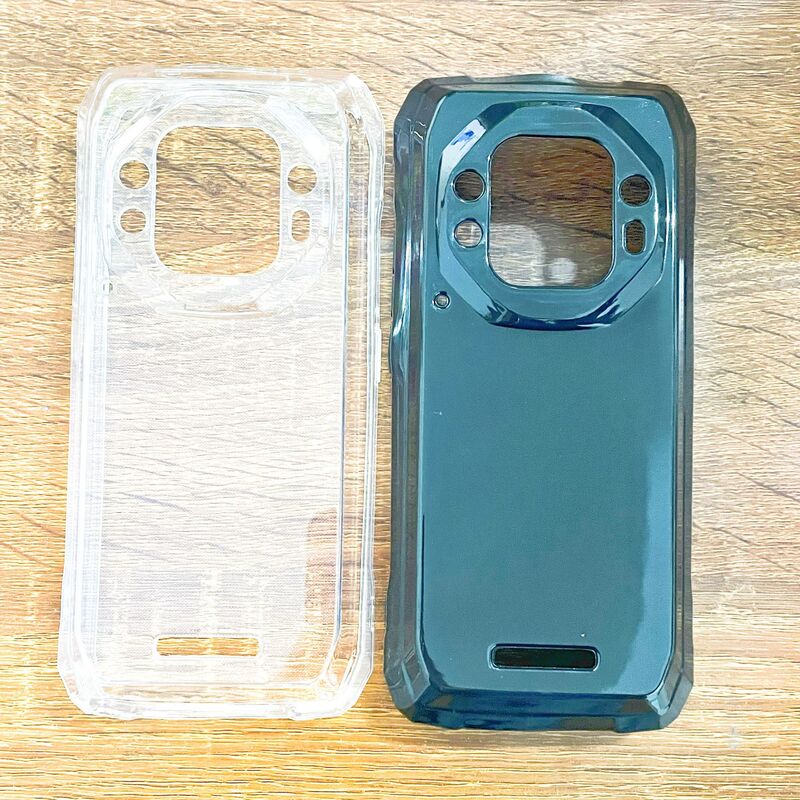 Suitable for Lingdu Blackview Oscal Tank 1 Mobile Phone Case Protective Cover Black Transparent Painted Material Tpu