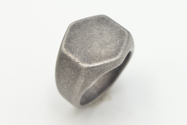 13g Weight Rings Classification 11, 12, 7 Ring Size 1 Piece Quantity Holiday, Daily Occasion Titanium Steel Material Geometric Pattern Unisex Gender Polishing Design Retro, Simple Style Style Retro Simple Style Geometric Titanium Steel Polishing Unisex Rings 7