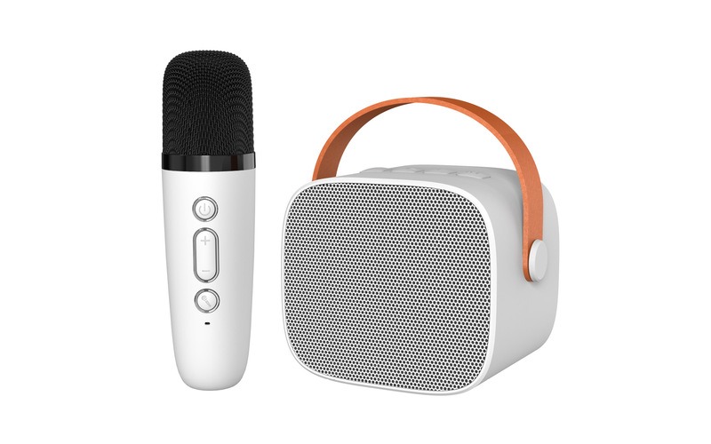 スポットP2呼吸灯付きミニ無線マイク一体bluetoothオーディオ屋外k歌家庭用マイクセット|undefined