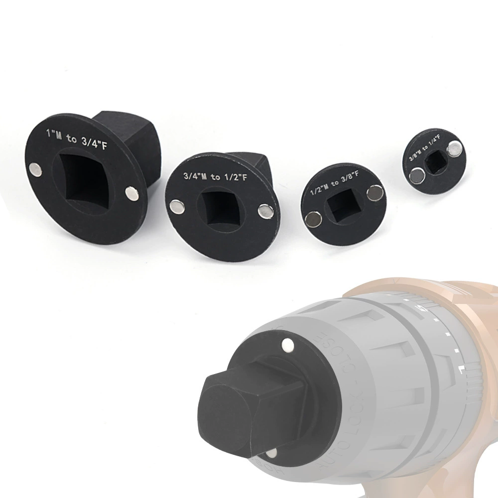 Набор переходников для торцевых головок с трещоткой FA028-0704, 4 предмета, для тонких головок, механические детали