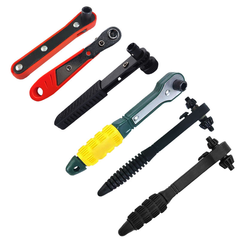 芸贝钥匙扳手二合一钻夹头棘轮扳手套筒扳手家用工具快速扳手