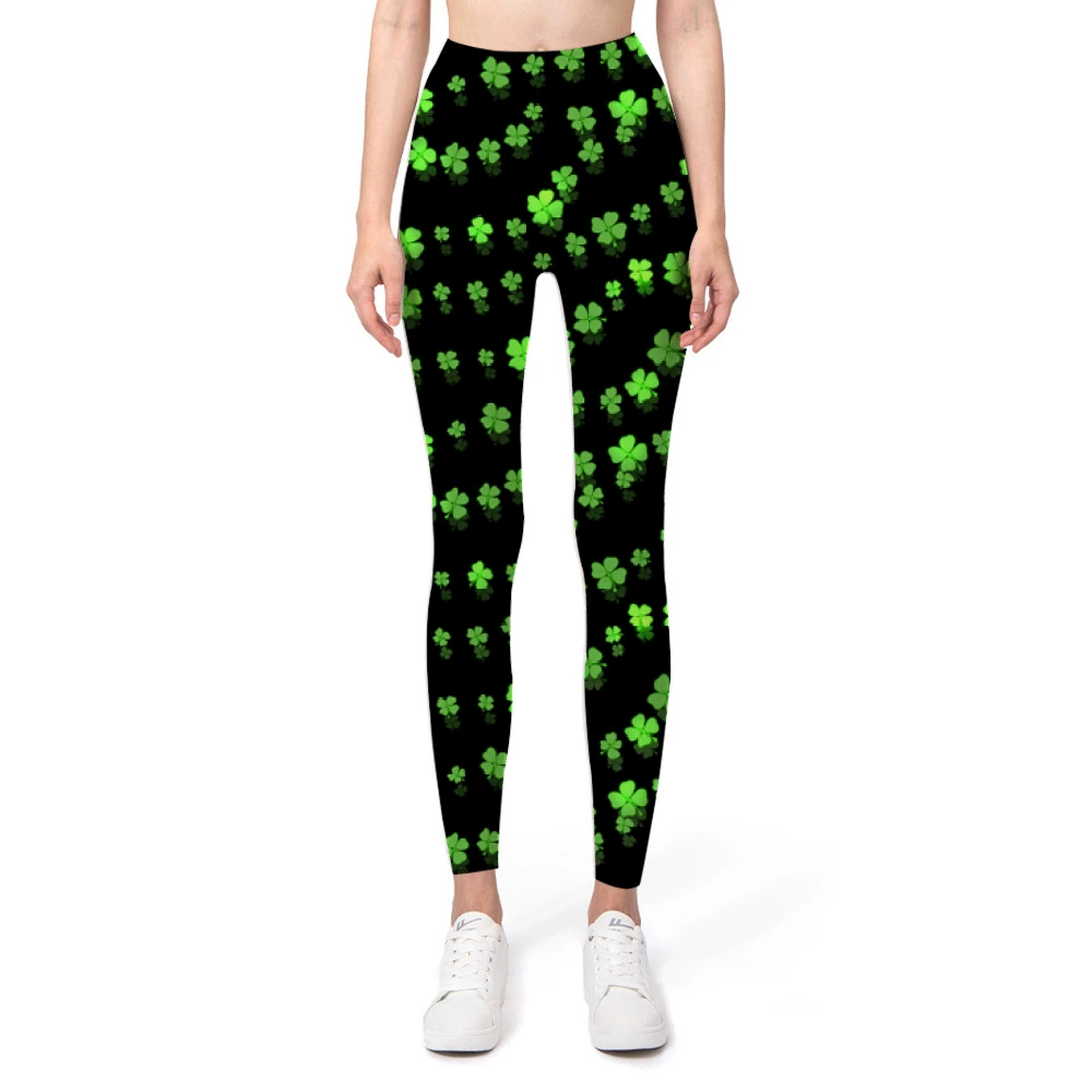 Йога-одежда, корректирующие лосины, (торговля через границу), 3D, slim fit, обтягивает