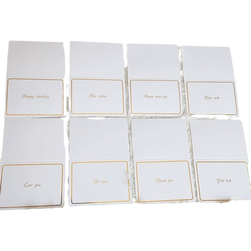 Спотовая бронзовые поздравительные открытки на Новый год День Святого Валентина поздравления с днем рождения