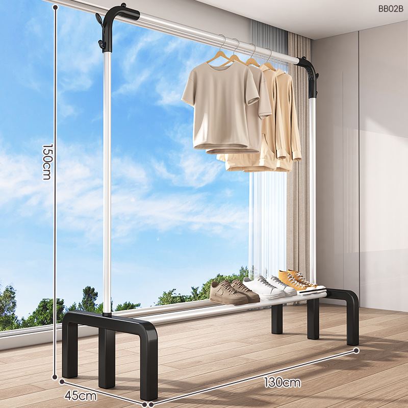 흰색 단극 130cm+후크 2개