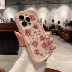 满屏玫瑰适用苹果17Promax手机壳防摔iPhone16日韩ins15/14欧美13