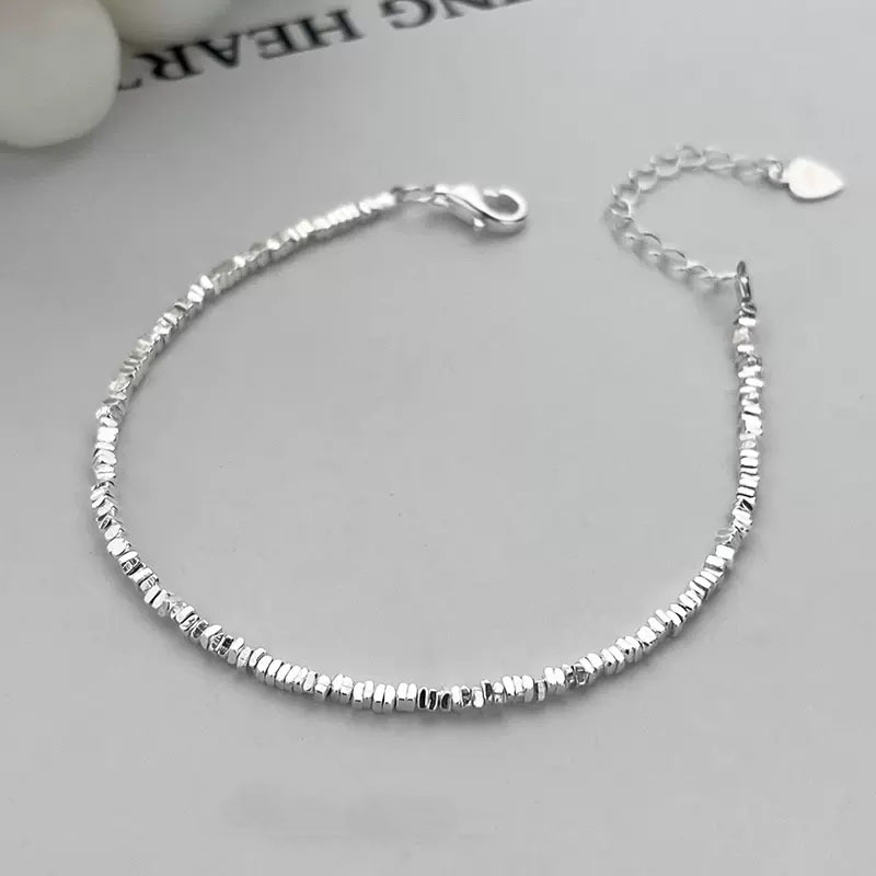 Women's silver bracelet 925 sterling silver 2023 new light luxury niche design bracelet birthday gift for girlfriend