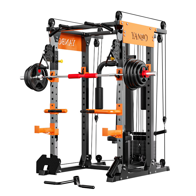 Hogar pájaro clip pecho pórtico integral Trainer marco libre Squat Press rack fitness equipo combinación