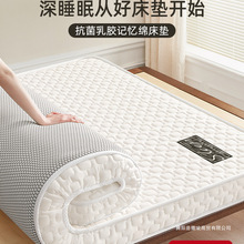 乳胶床垫软垫家用卧室记忆棉海绵垫榻榻米租房专用软床垫子10cm厚