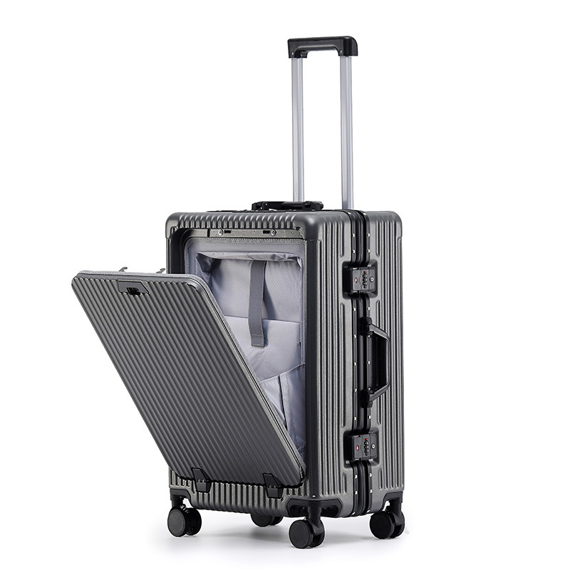 아이언 그레이 다기능 전면 개방형 알루미늄 프레임 상자