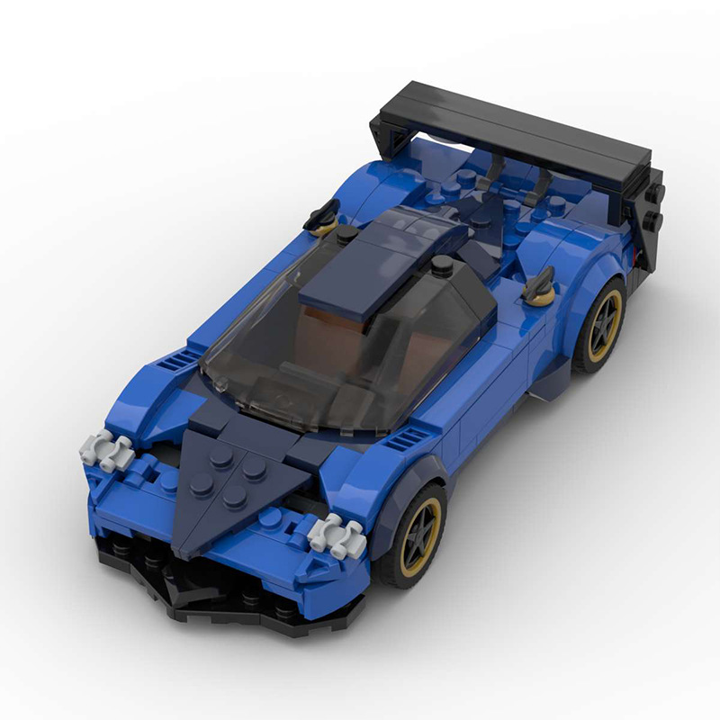 MOC-106815 Pagani Zonda R8 Cross-border Wholesale Compatible 8-Segment Car Set Model