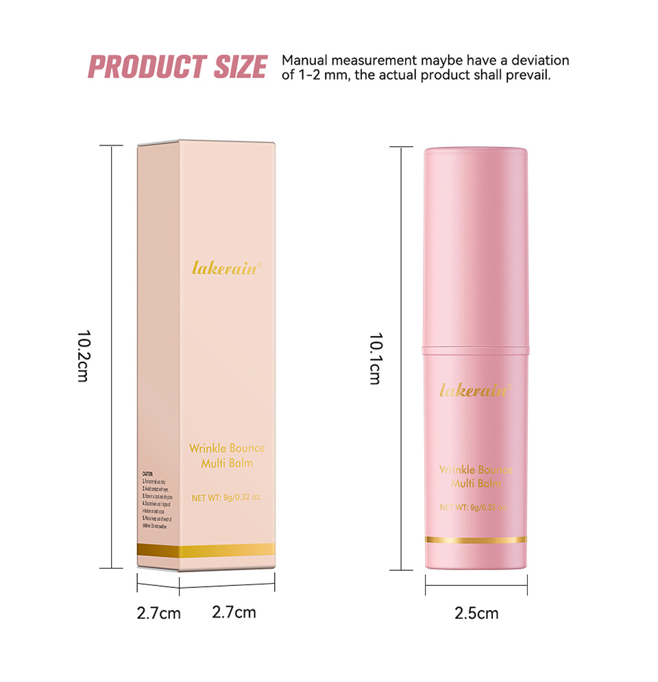 Lakerain Rosa Lippenbalsam Multi-Balm Feuchtigkeitsspendend mit Faltenreduzierung und Feinen Linien Reduzierung – Detail 8