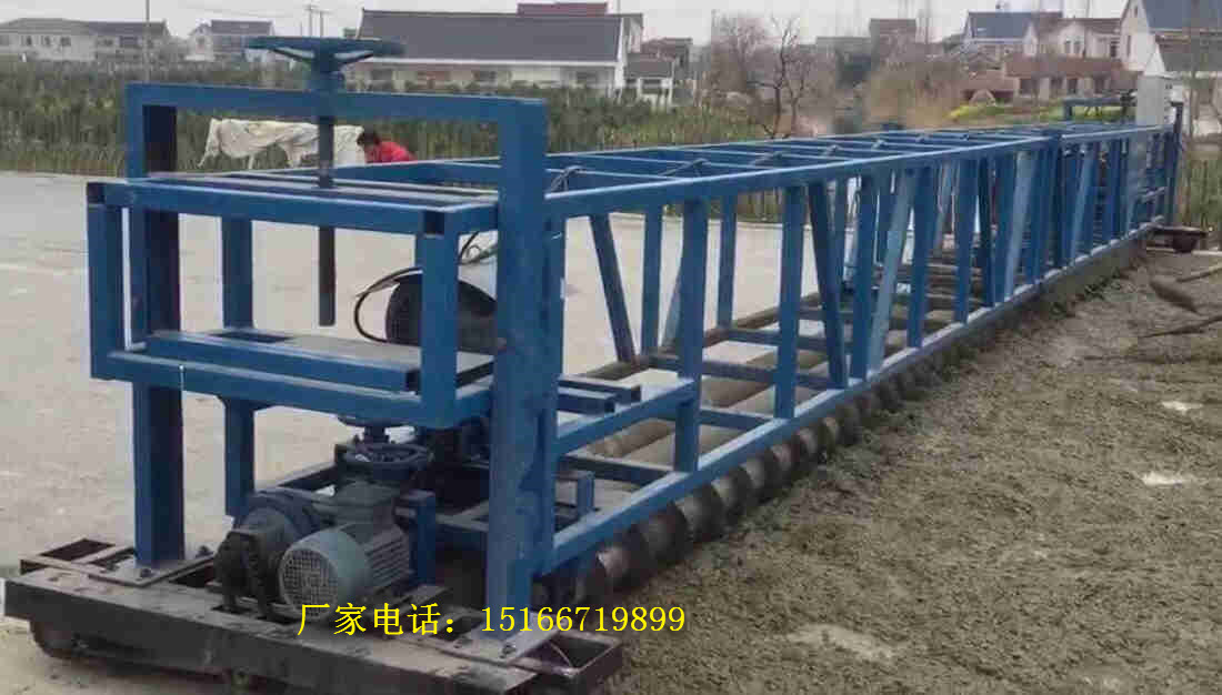 5米斜坡护坡混凝土水泥路面振动整平机根据您的米数做摊铺机