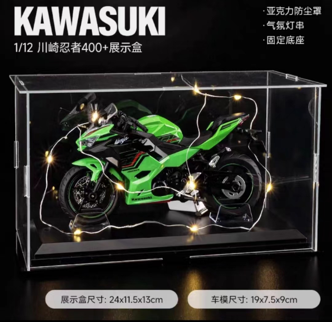 1/12 Chuan * ninja400 modelo de motocicleta simulación aleación ninja modelo de coche coche juguetes para niños al por mayor