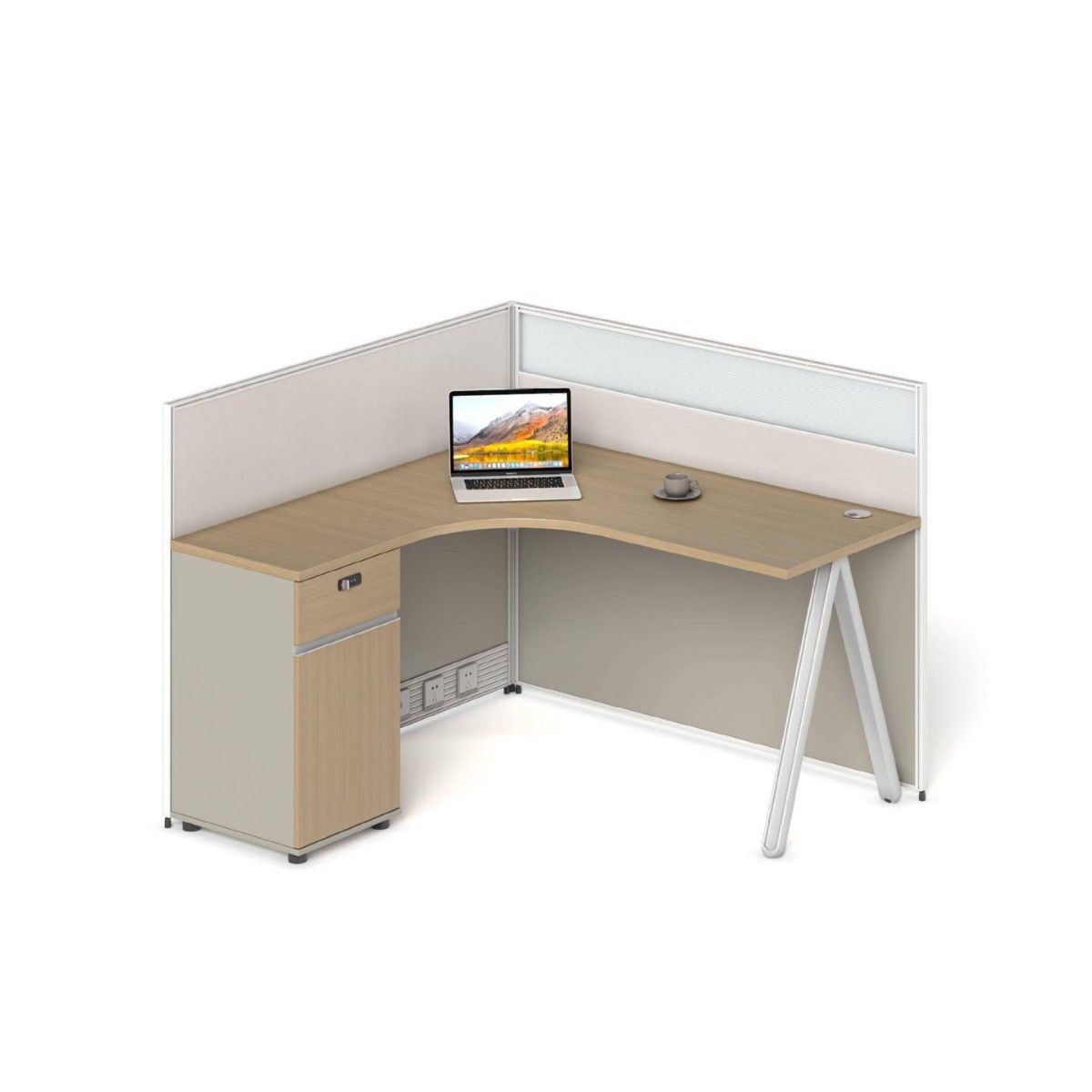 YC 다런 배나무 + 클레이 그레이 + 천 패턴