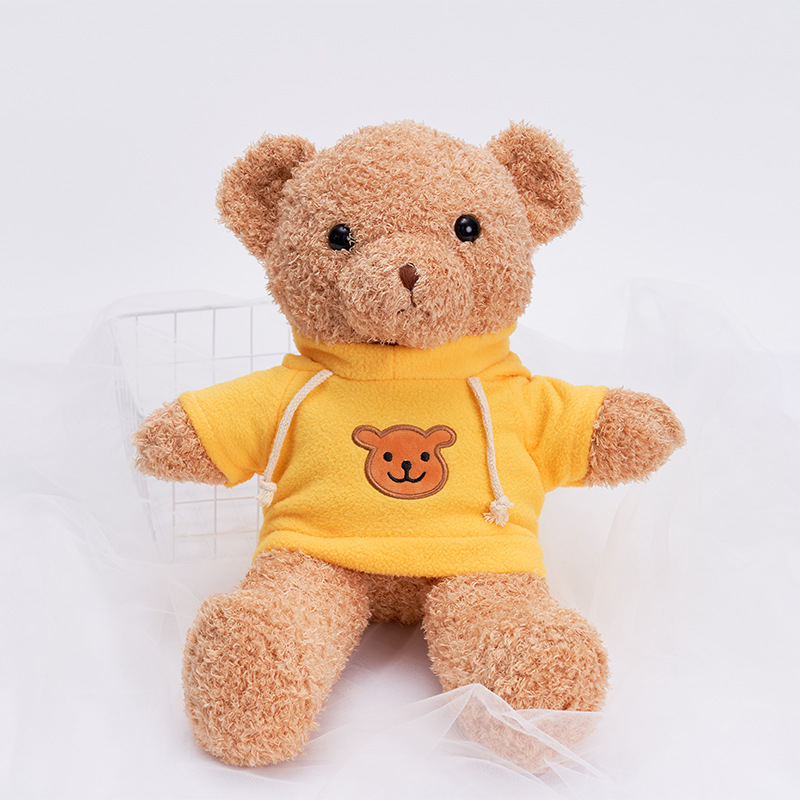 Sudadera de oso de peluche, suéter de oso, almohada de oso, muñeco de oso de peluche, juguete de peluche, logotipo de transferencia térmica