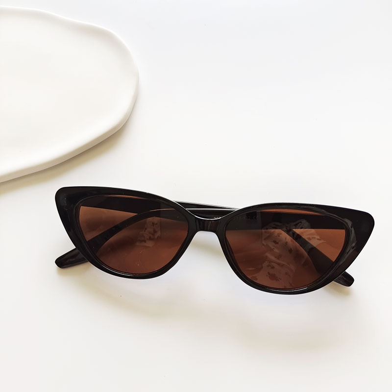 New Retro Style Cat's Eye Small Frame Sunglasses display picture 4