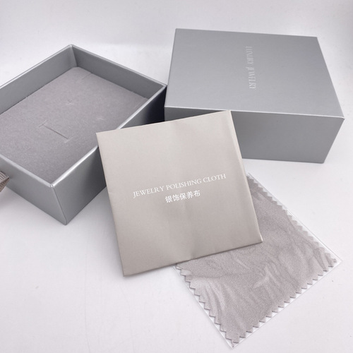 Wholesale transparent PE film jewelry box, convenient earring storage box, strong toughness, anti-oxidation, floating box