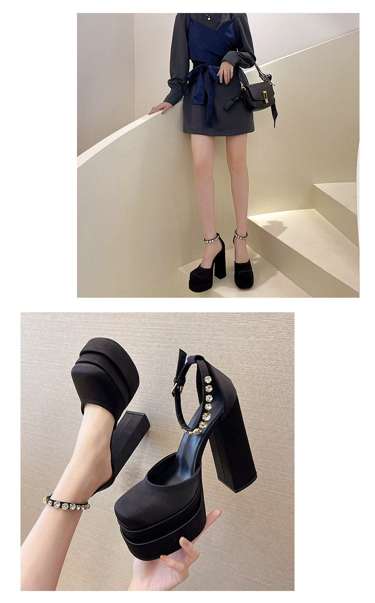 Women's Casual Elegant Solid Color Square Toe Pumps display picture 2