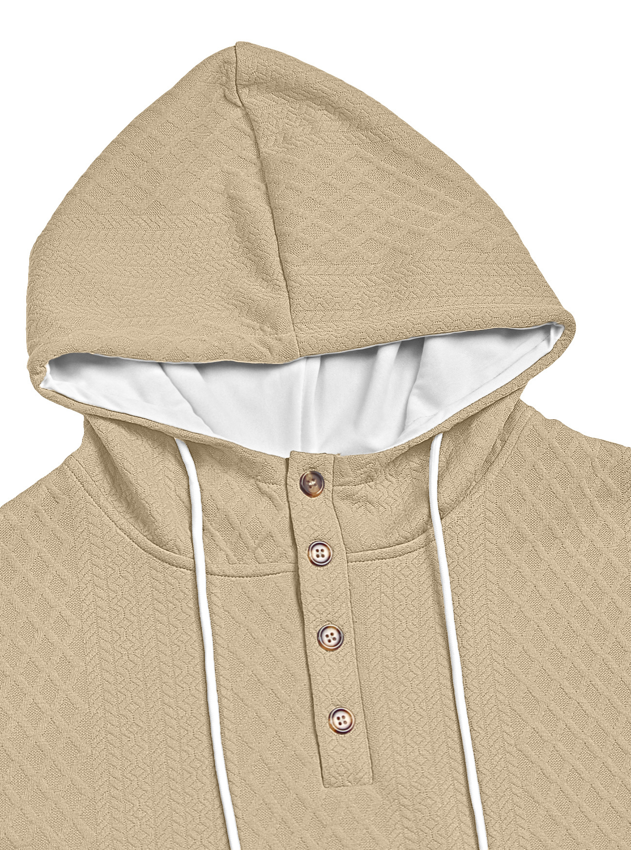 Sweat à capuche homme brodé uni pull décontracté de sport_voghion.com