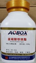 亞硫酸鐵瓊脂，BR250g/瓶，生化培養基試劑，實驗室用葯品