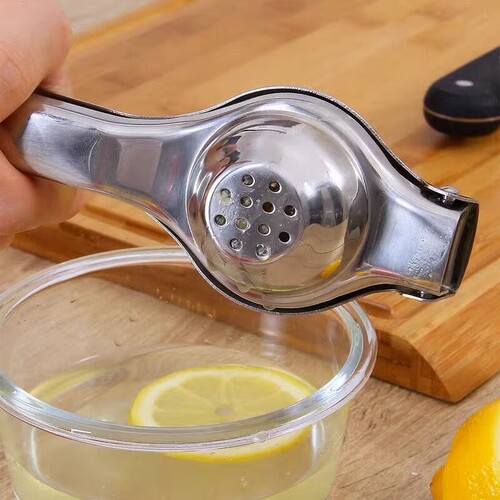 Stainless steel manual juicer to squeeze lemon juice artifact household hand-pressed fruit clip mini small juice machine