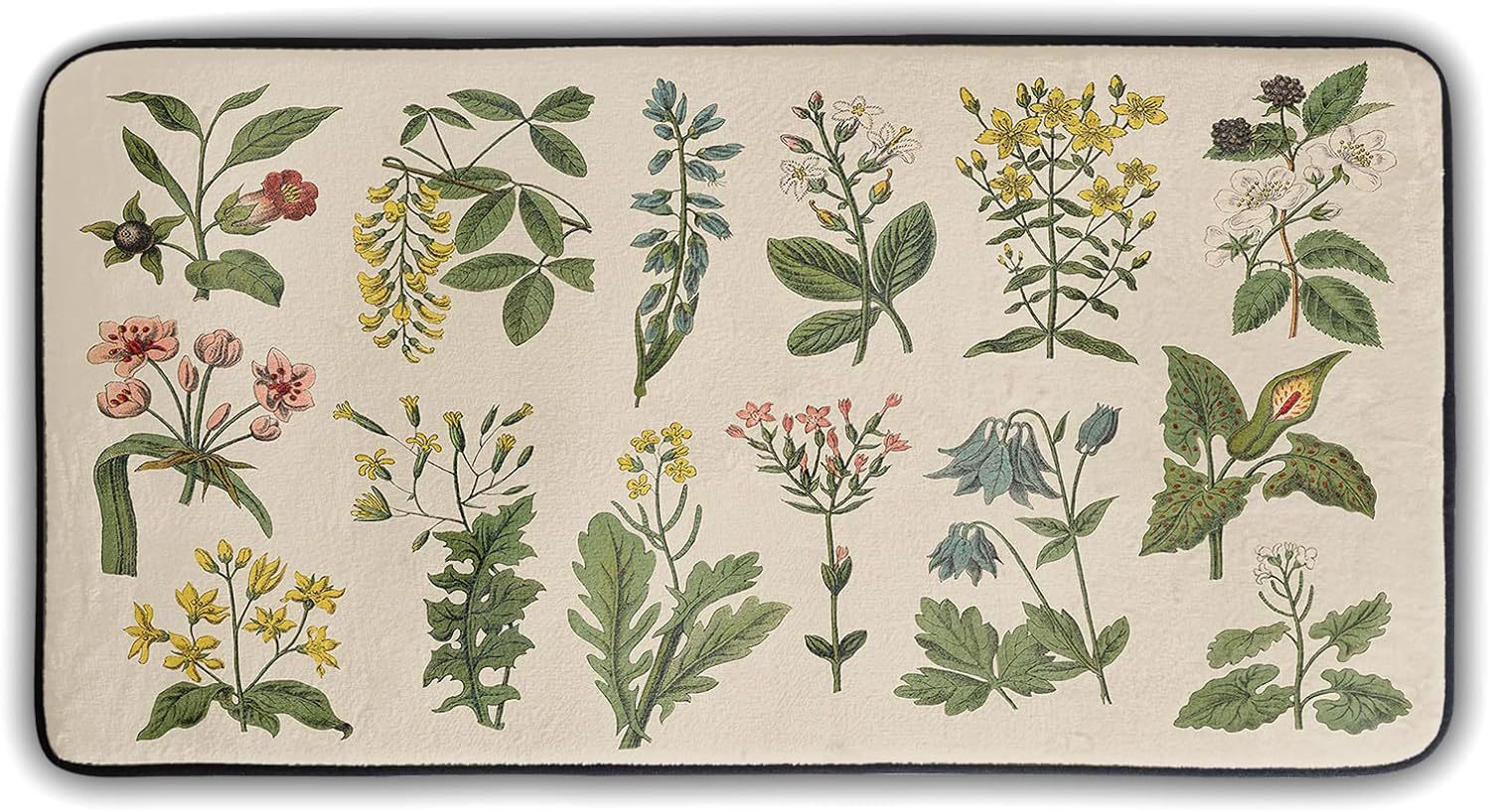 decorazione per le feste con fiori tappetino da cucina tappetino lungo assorbente tappetino da cucina che assorbe l'olio zerbino per la porta di casa_voghion.com