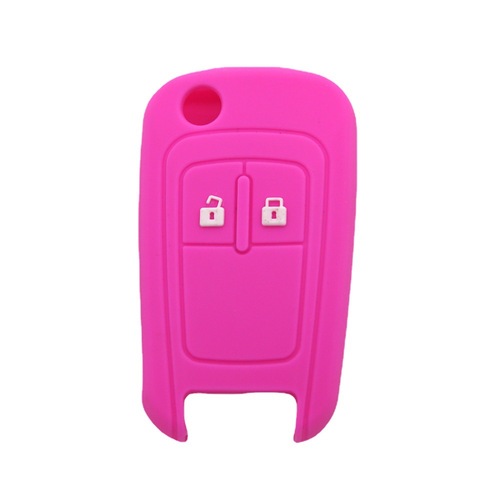 Suitable Chevrolet Aveo RV Folding 2-button Silicone Key Case Soft Rubber Key Cover Car Remote Control Protective Case