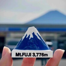 日本东京河口湖富士山3776m树脂磁吸冰箱贴创意旅游纪念品伴手礼