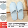 Coral blue slippers, 6mm