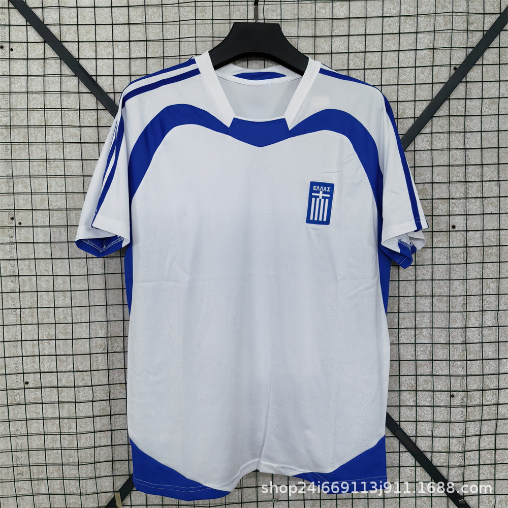 Camiseta de fútbol tailandesa retro Selección nacional Brasil Francia Argentina Portugal Camiseta de manga corta al por mayor Número de impresión