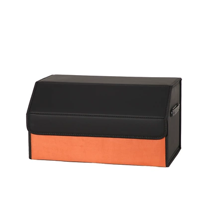 box car storage box, Car storage bag/box - orange-medium-no-logo