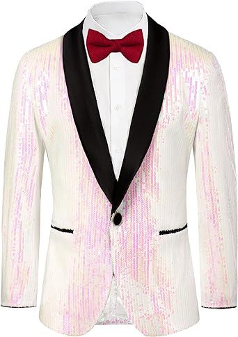 Giacca blazer con paillettes uomo elegante per feste e cerimonie_voghion.com