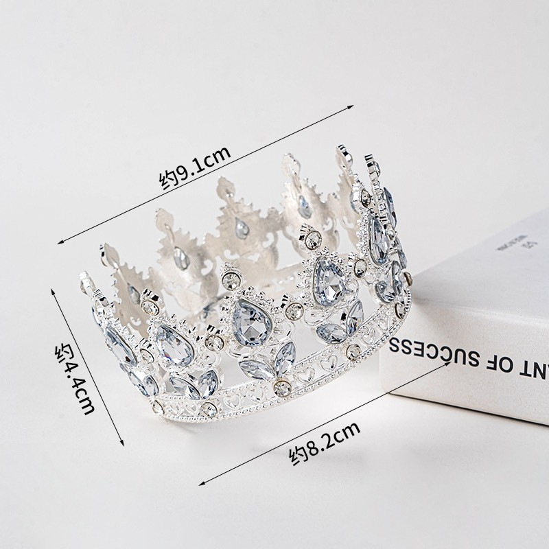 2025 Día de la Madre Gota de agua Diamante Corona Pastel Decoración Adornos Vista trasera Madre Acrílico Plug-in Mariposa Vestir