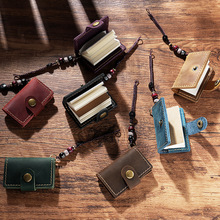 旅行者手账本Mini版TN笔记本 迷你旅行本挂件 牛皮手工牛皮装饰件