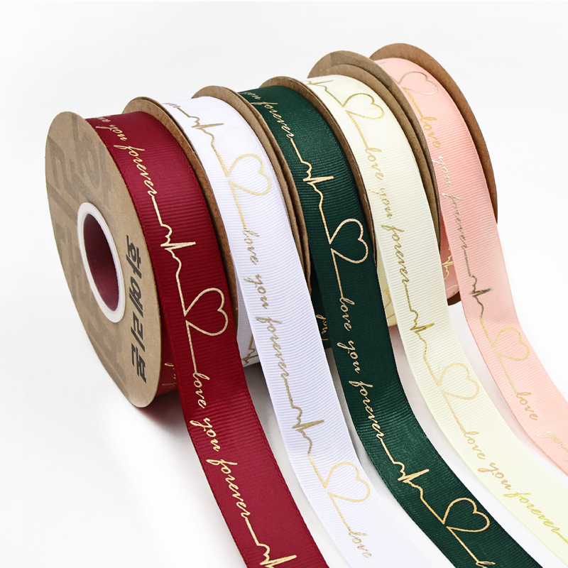 Qixi día de San Valentín confesión cardíaco estampado carta impresión de alta calidad cinta horneado caja de regalo de pastel correa de nervadura