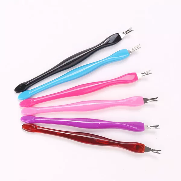 Cross-border nail tools supplies wholesale dead leather fork to remove dead skin push dead skin shovel repair nail edge horny dead skin knife