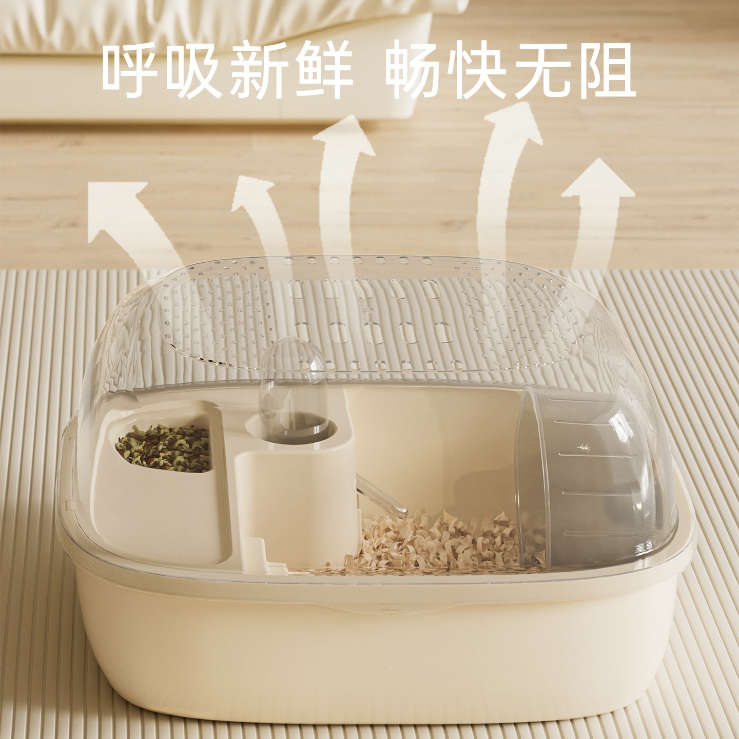宠物用品仓鼠饲养箱笼金丝熊外带豪华笼子大空间仓鼠笼子厂家批发