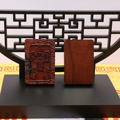 雷擊棗木五雷掛件吊墜道家法器隨身配飾老料深色精雕手工打磨直播