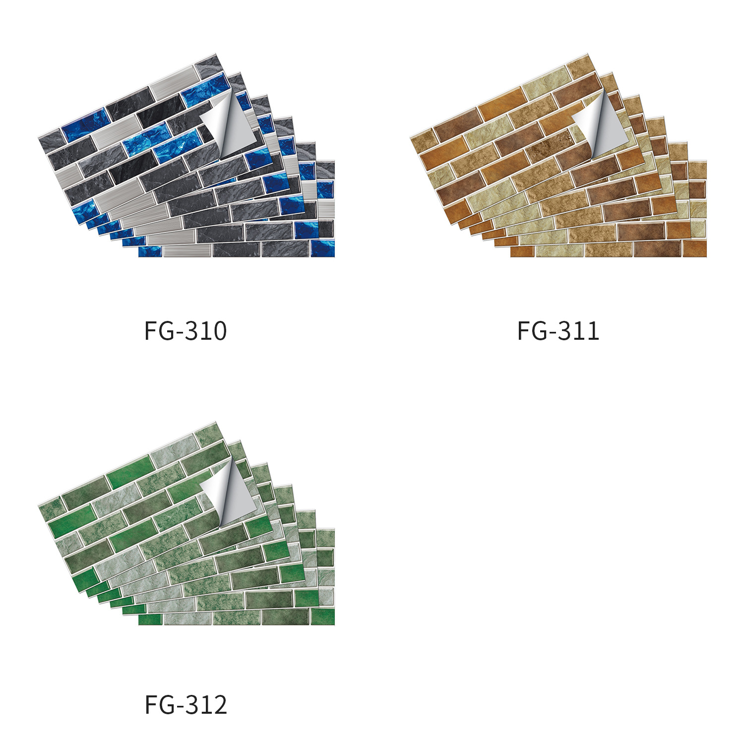 Pellicola autoadesiva in PVC per piastrelle, impermeabile, per cucina, bagno, soggiorno, carta da parati_voghion.com