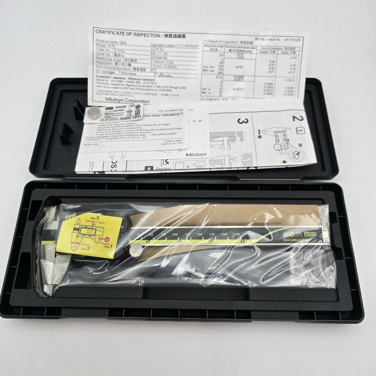 三丰MITUTOYOABS数显卡尺CD-15AXR 日本一手供货