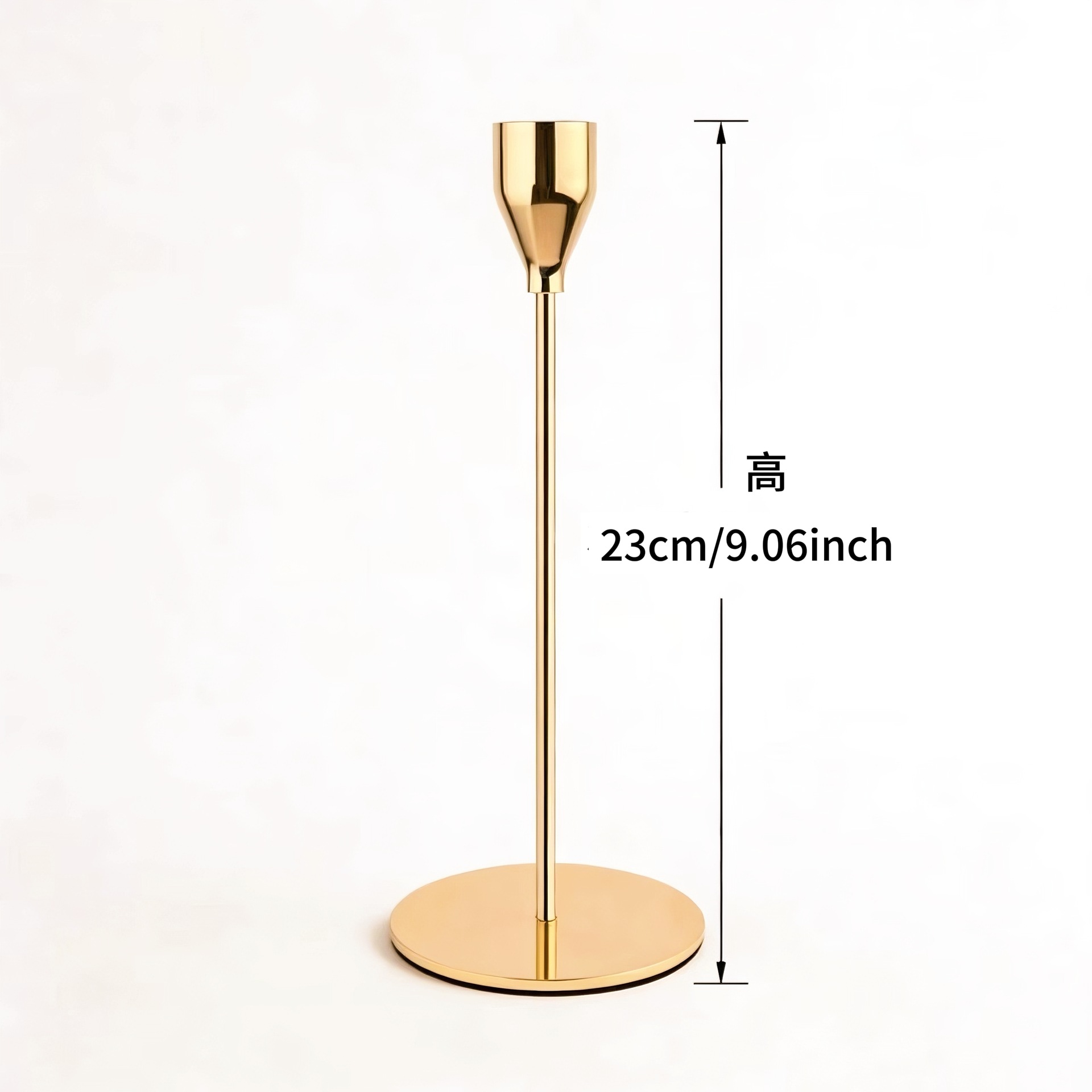 Candelaria europea transfronteriza candelabros de hierro forjado oro simple candelabros decoración de la sala de estar romántica decoración de cena a la luz de velas