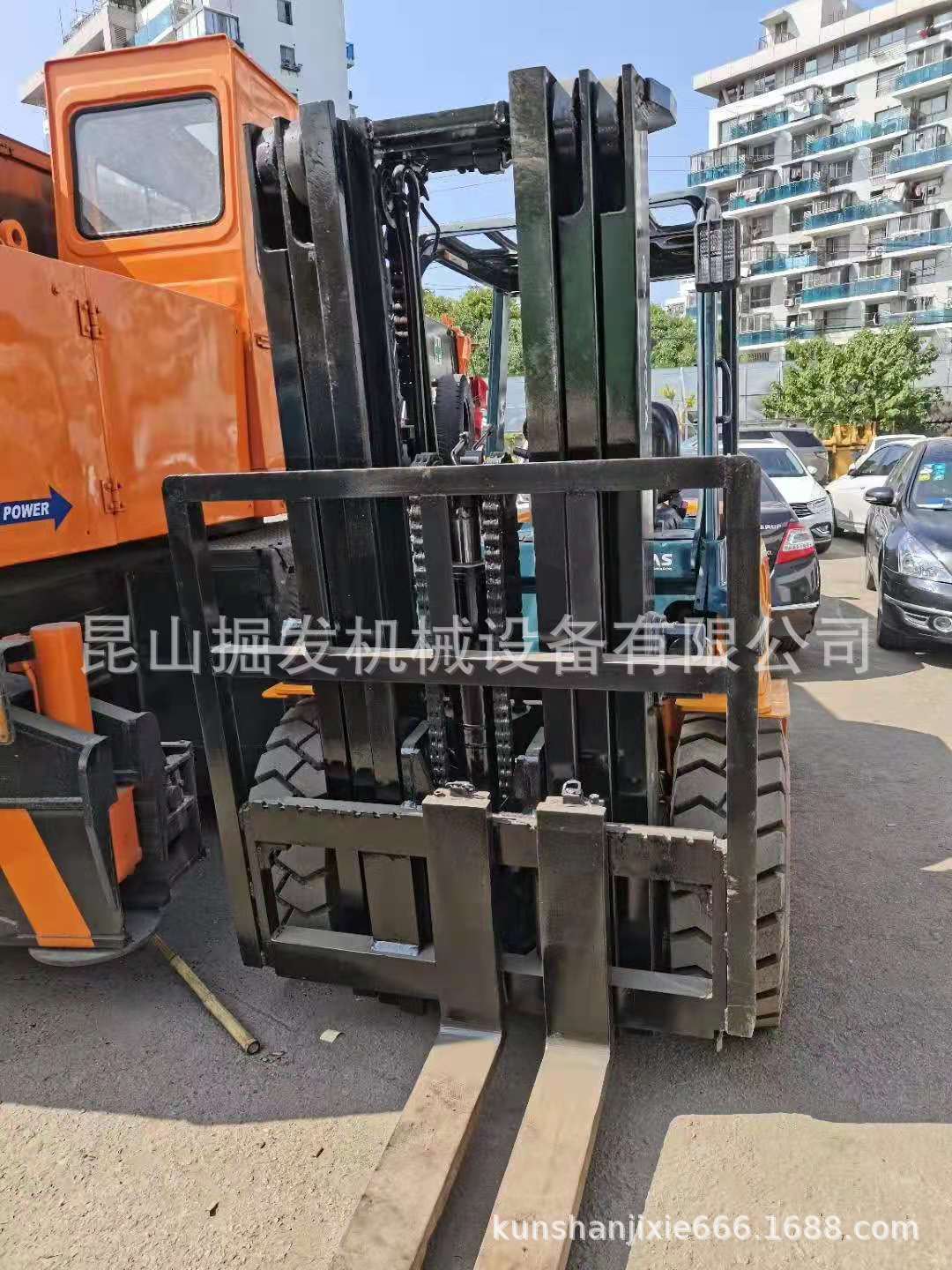 二手TOYOTA5T丰田四轮平衡重式柴油叉车