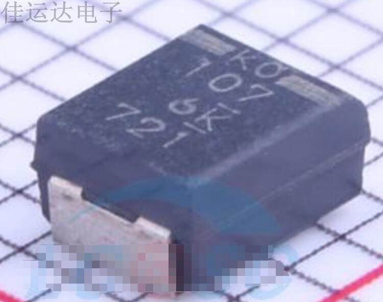 T520B107M006ATE040 规格 100uF(107) ±20% 6.3V 钽电容器